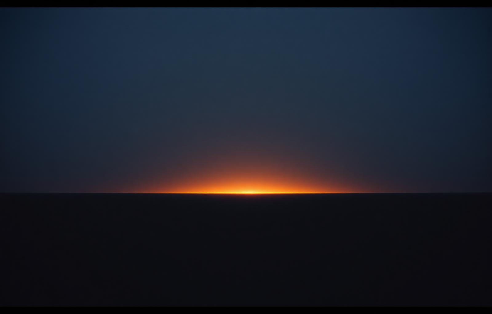 Horizonte ao nascer do sol